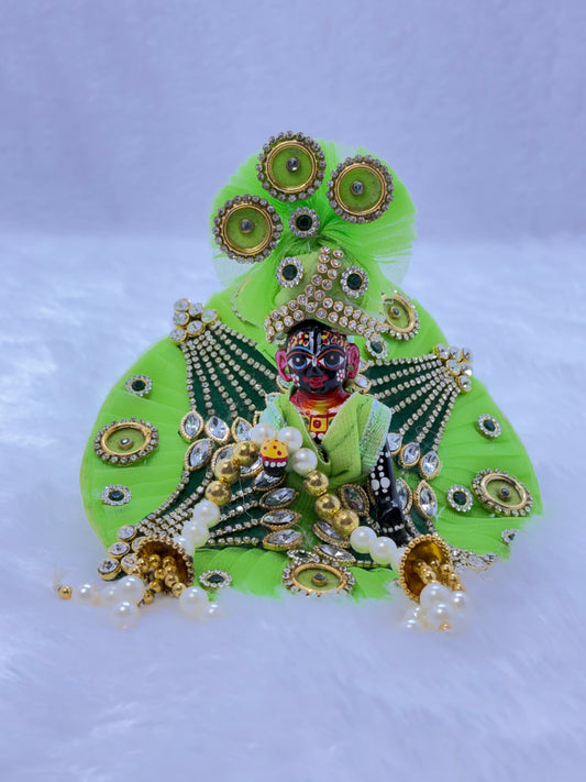 Handmade Simple Laddu Gopal Dress | Size No. 2