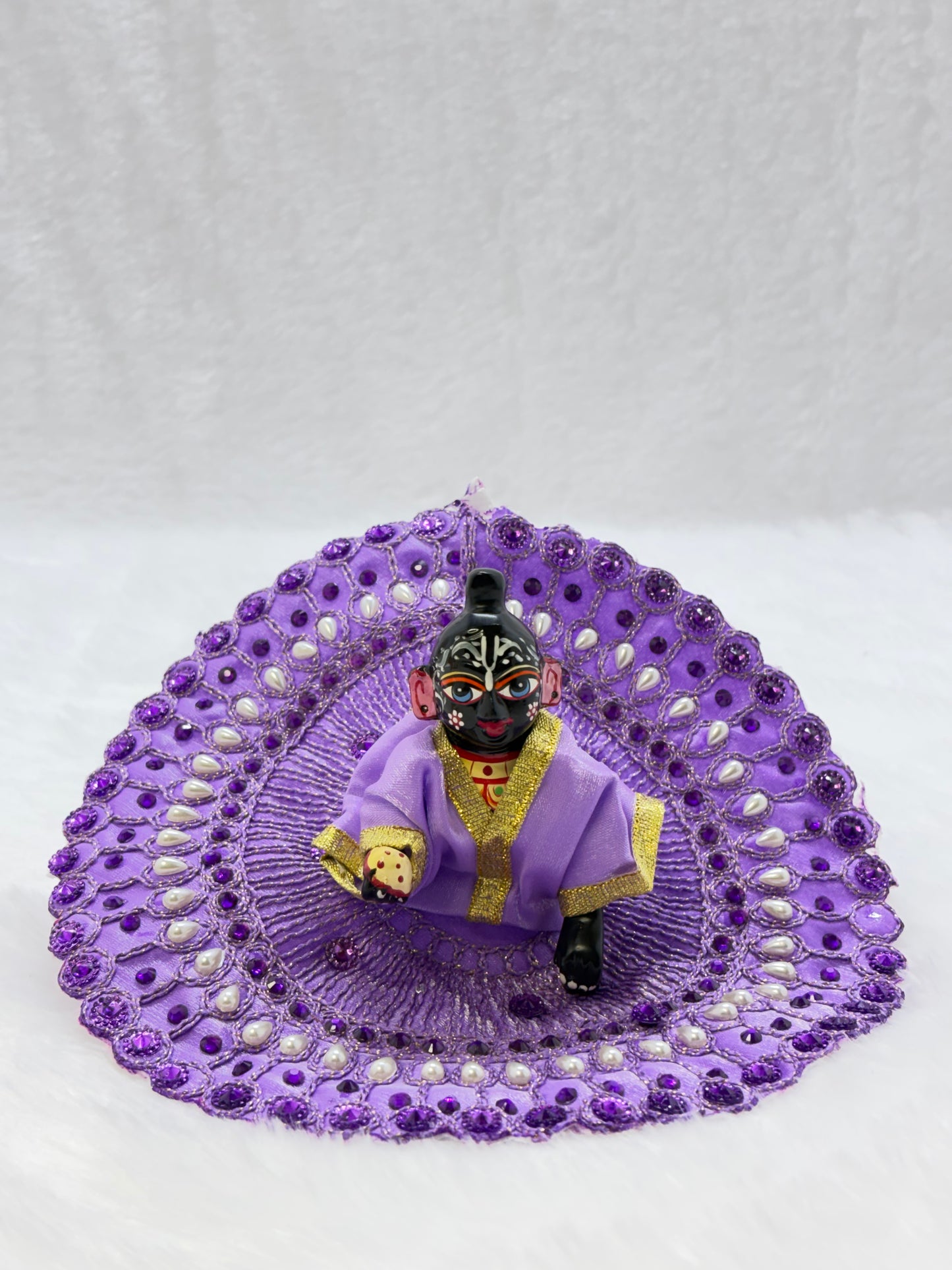Embroidery Fancy Gopal Dress |Purple | Size No.4