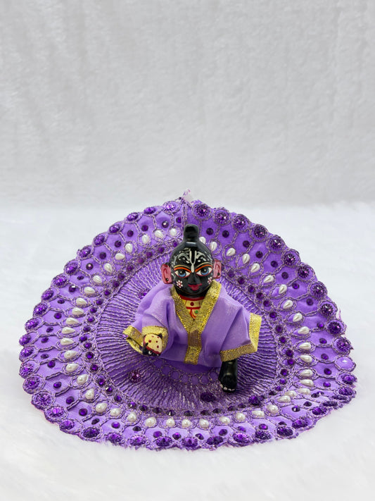 Embroidery Fancy Gopal Dress |Purple | Size No.4