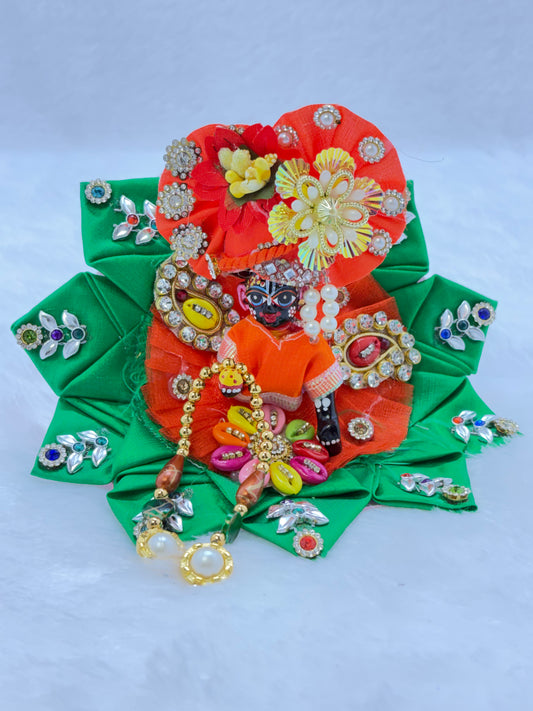 Pure Handmade Laddu Gopal Dress | Size No. 2