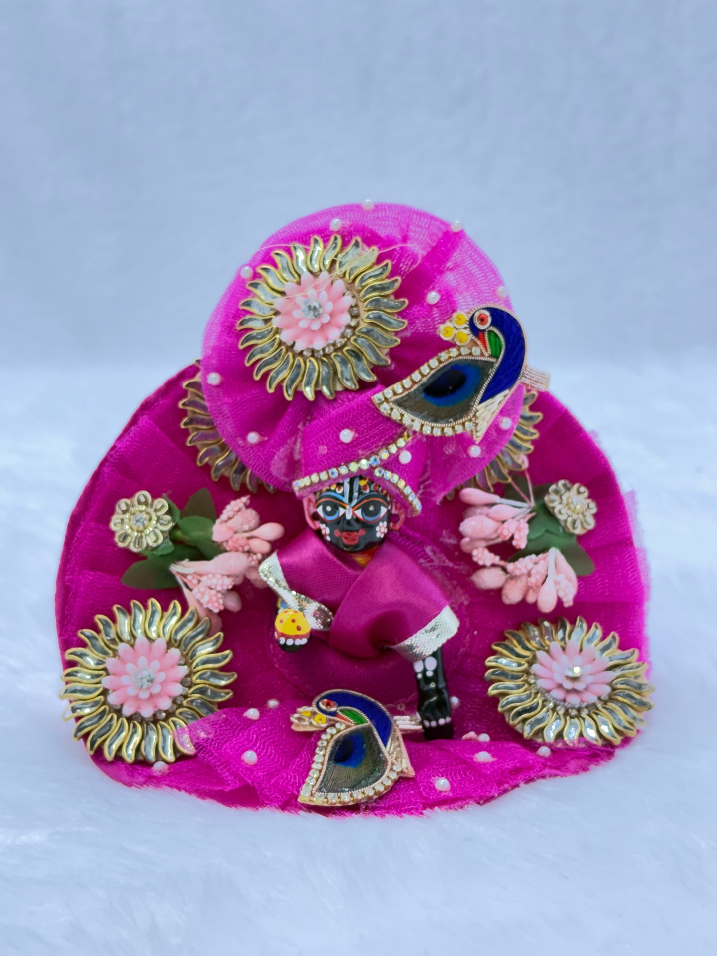 Handmade Fancy & Heavy Laddu Gopal Dress | Size No. 2