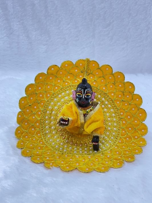 Heavy Embroidery Laddu Gopal Dress (Size 5)