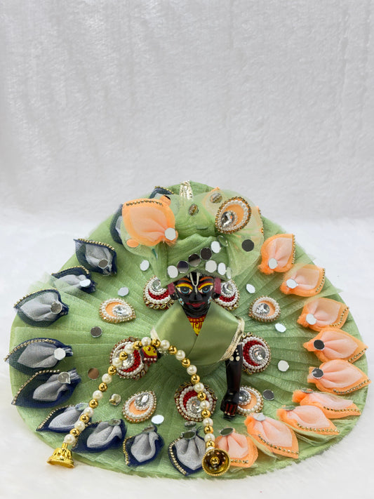 Pure Handmade Heavy Laddu Gopal Dress (Size 5&6)
