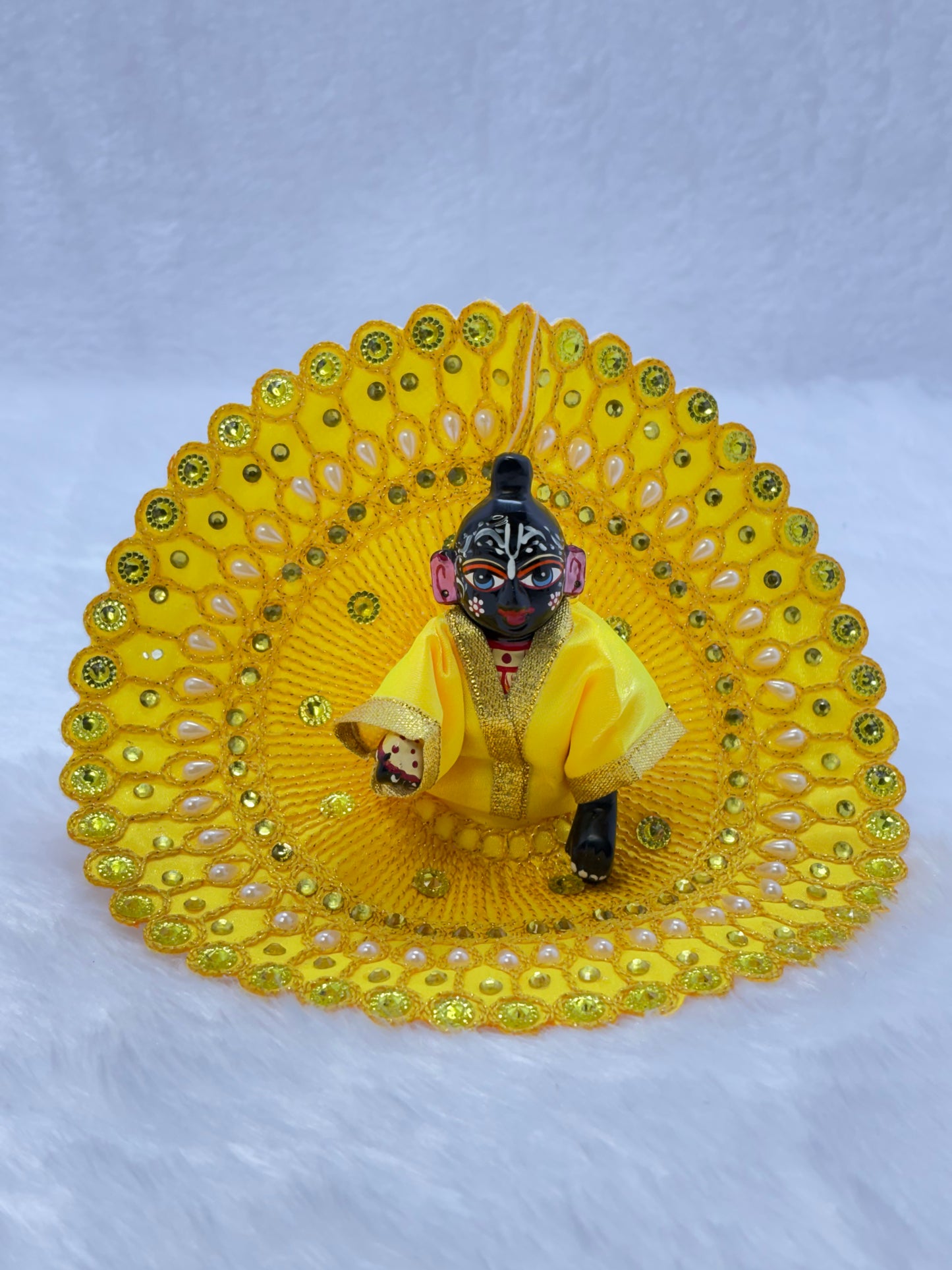 Embroidery Fancy Gopal Dress | Yellow| Size No.4