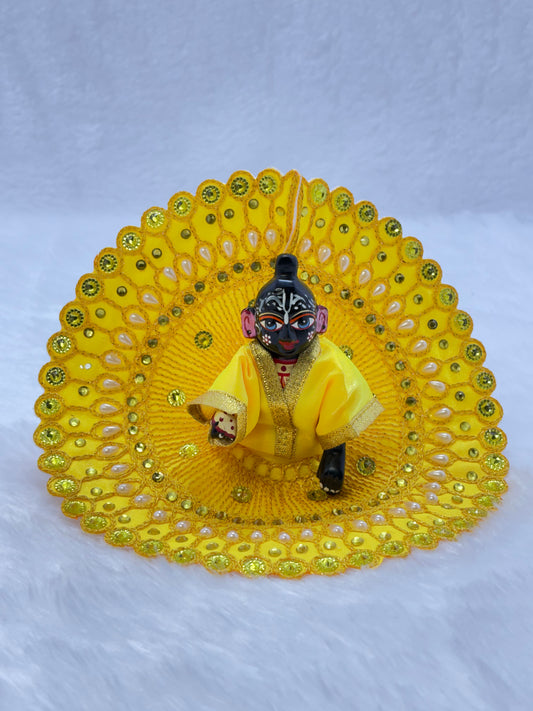 Embroidery Fancy Gopal Dress | Yellow| Size No.4