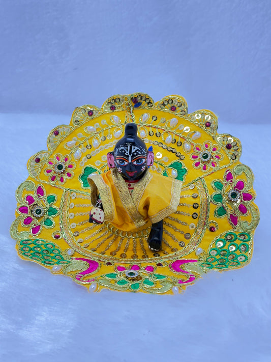 Heavy Embroidery Gopal Dress |Yellow | Size 4