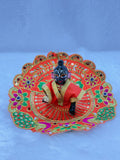 Heavy Embroidery Gopal Dress |Orange | Size 4