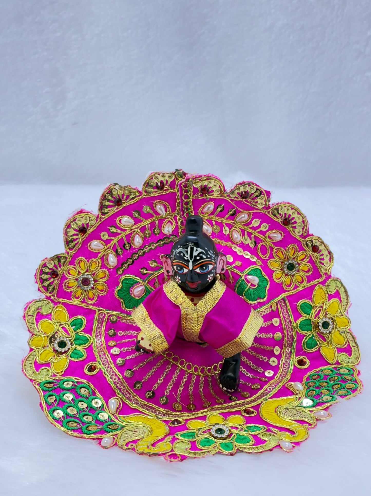 Heavy Embroidery Gopal Dress |Pink | Size 4