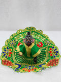 Heavy Embroidery Gopal Dress |Green | Size 4
