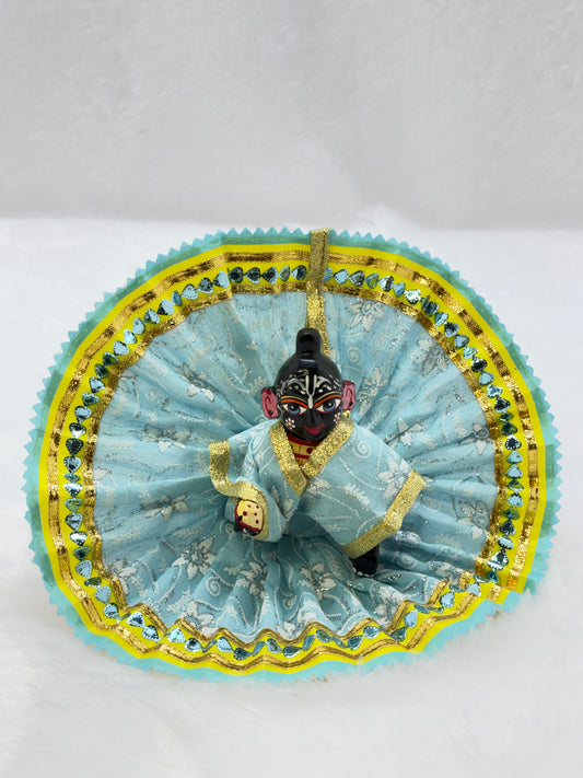 Handmade Gopal Dress |Sky Blue| Size 4
