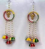 Fancy and Multi Colour Ganesh Wall Hanging ( 1 Pair )