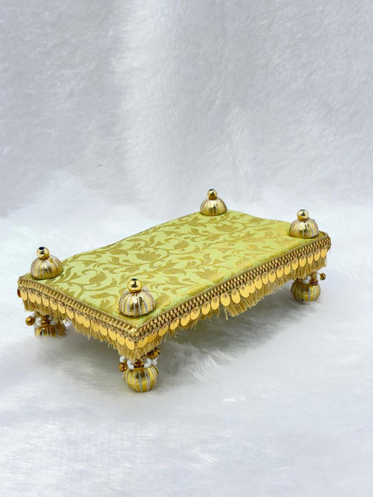 Rajwadi Paat Style Bed For Size 3 & 6 Laddu Gopal