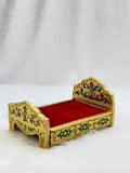 Fancy Wooden Bed For Size 2 & 3 Laddu Gopal