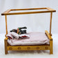 Bed With Machhar Daani (Bed With Mosquito Net) For Size 5 Laddu Gopal