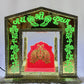 Fancy Most Popular Jhula With LED Lighting Insight For Size 1 Laddu Gopal