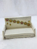 Fancy Comfortable White Sofa  Size 2