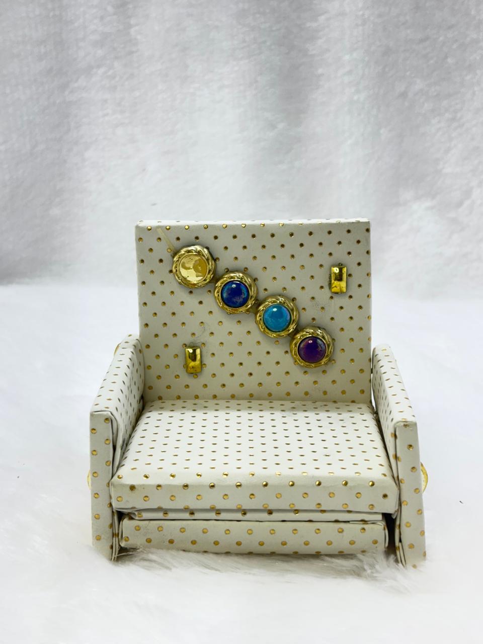 Fancy Comfortable White Sofa  Size 2